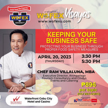 Load image into Gallery viewer, Foodservice and Food Business Seminars in Cebu
