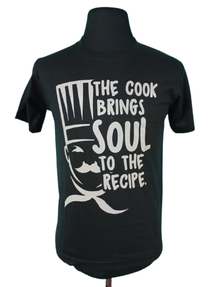 THE COOK BRINGS SOUL TO THE RECIPE