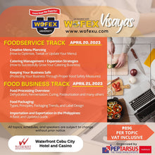 Load image into Gallery viewer, Foodservice and Food Business Seminars in Cebu
