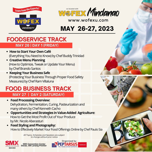 Foodservice and Food Business Seminars in Davao!