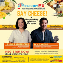 Load image into Gallery viewer, SensoryEX: SAY CHEESE! A Cheesemaking &amp; Pairing Workshop
