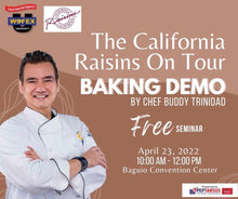 Load image into Gallery viewer, The California Raisins On Tour Baking Demo
